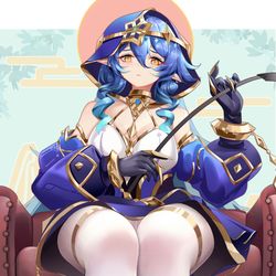 This is a pixiv picture whose title is 莱依拉—零分惩罚.
