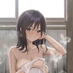 This is a pixiv picture whose title is 風邪を引いた彼女の代わりに彼女の妹と旅行することになった.
