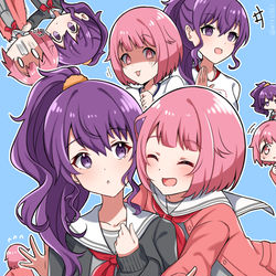 This is a pixiv picture whose title is 朝比奈せんぱい！！.