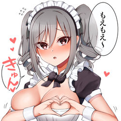 This is a pixiv picture whose title is メイド蘭子ちゃん.