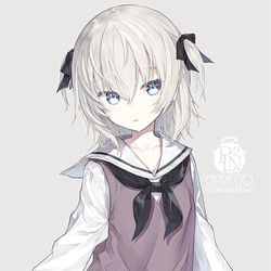 This is a pixiv picture whose title is 眞白いこね.