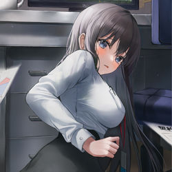This is a pixiv picture whose title is OL.