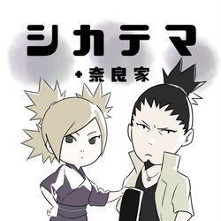This is a pixiv picture whose title is シカテマ(奈良家).