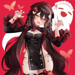 This is a pixiv picture whose title is 胡桃.