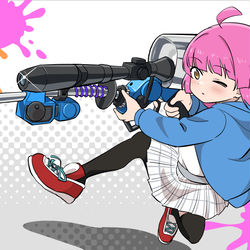 This is a pixiv picture whose title is 「後ろは任せて」.
