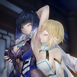 This is a pixiv picture whose title is Thirst of Armpit.