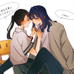 This is a pixiv picture whose title is すずめの戸締まり2.