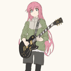 This is a pixiv picture whose title is 結束バンド.