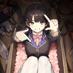 This is a pixiv picture whose title is 🐰.