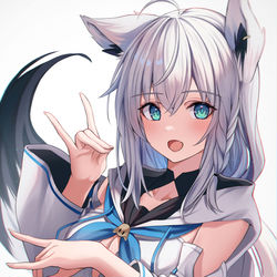 This is a pixiv picture whose title is コンコン🦊.
