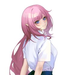 This is a pixiv picture whose title is 校花爱莉.