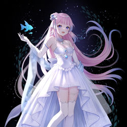 This is a pixiv picture whose title is ドレスここみん.