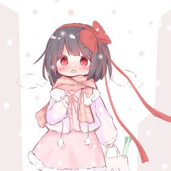 This is a pixiv picture whose title is 冬服琉奈ちゃん.
