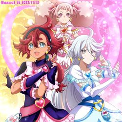This is a pixiv picture whose title is 水星のプリキュア.