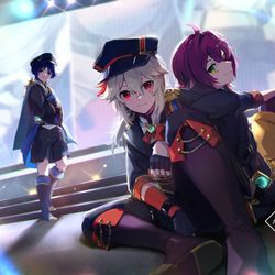 This is a pixiv picture whose title is アイドルパロ.