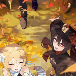 This is a pixiv picture whose title is お散歩.