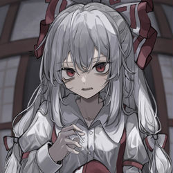 This is a pixiv picture whose title is 妹紅.