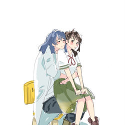 This is a pixiv picture whose title is すずめの戸締まり.