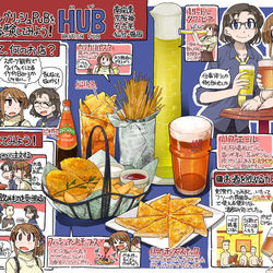 This is a pixiv picture whose title is 「ここはお酒の飲める喫茶店なんだな」という印象だったお店。.