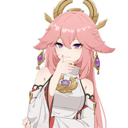 This is a pixiv picture whose title is Yae miko.
