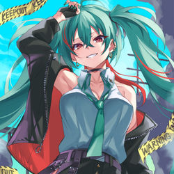This is a pixiv picture whose title is ROCK YOU.