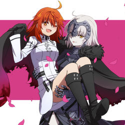 This is a pixiv picture whose title is 邪ンヌの幕間.