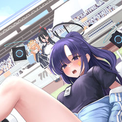 This is a pixiv picture whose title is ユウカ😌🏃‍♀️🏃‍♀️.