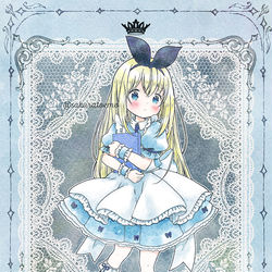 This is a pixiv picture whose title is 不思議の国のありすちゃん.