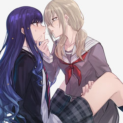 This is a pixiv picture whose title is 百合ログ.