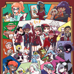 This is a pixiv picture whose title is 剣盾3周年！！.