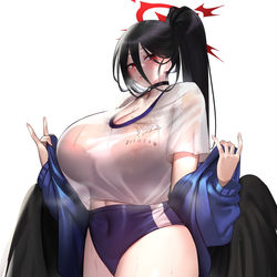 This is a pixiv picture whose title is 体操服ハスミ.