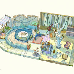 This is a pixiv picture whose title is リゾート.