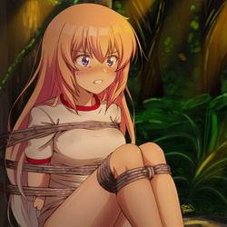 This is a pixiv picture whose title is Honami Ichinose in Trouble.