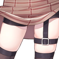 This is a pixiv picture whose title is thighs.