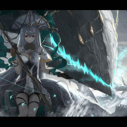 This is a pixiv picture whose title is 海から陸、そして宙へ.