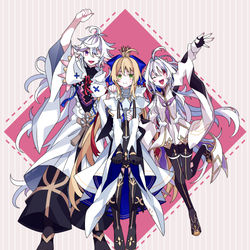 This is a pixiv picture whose title is ブリテンのキャスタートリオ.