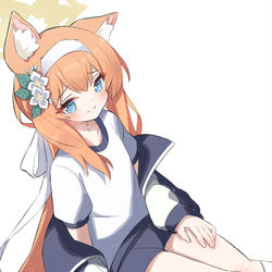 This is a pixiv picture whose title is マリーと休憩.