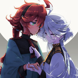 This is a pixiv picture whose title is 独占.