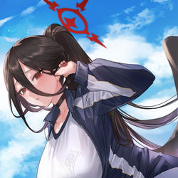 This is a pixiv picture whose title is ハスミ.