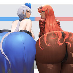This is a pixiv picture whose title is [勝利の女神:NIKKE]ボリューム & ブリッド.