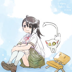 This is a pixiv picture whose title is 観た.