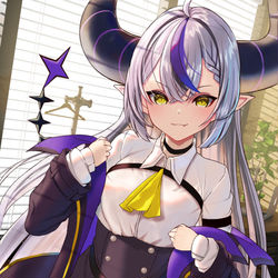 This is a pixiv picture whose title is ラプラス社長.