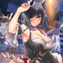 This is a pixiv picture whose title is エイシンフラッシュ サポカ実装おめでとう！.