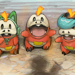 This is a pixiv picture whose title is 新たな冒険へ.