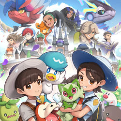 This is a pixiv picture whose title is パルデアへ！.