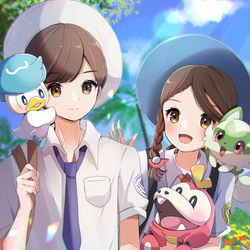 This is a pixiv picture whose title is ポケモンSV発売おめでとう！.