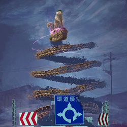 This is a pixiv picture whose title is ラウンドアバウト.