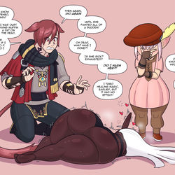 This is a pixiv picture whose title is Mary Muffin: Headpat Aftermath.