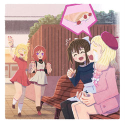 This is a pixiv picture whose title is クレープの話.