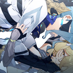 This is a pixiv picture whose title is DottoLumi / Genshin Impact.
